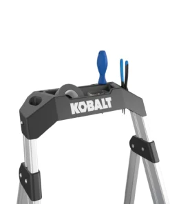 Kobalt Step Stools 3-Step 250-lb Capacity Aluminum Foldable Step Stool -Kobalts Shop 43410324