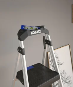 Kobalt Step Stools 3-Step 250-lb Capacity Aluminum Foldable Step Stool -Kobalts Shop 43410330