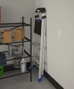 Kobalt Step Stools 3-Step 250-lb Capacity Aluminum Foldable Step Stool -Kobalts Shop 43410331