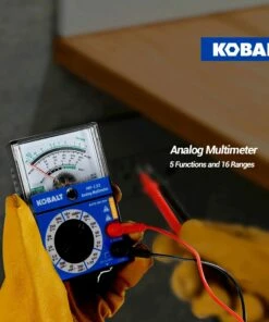 Kobalt Test Meters 0.25 Amp 500-Volt Analog Manual Ranging Multimeter (Battery Included) -Kobalts Shop 43489086