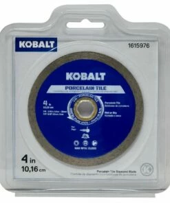 Kobalt Diamond Saw Blades 4-in Wet or Dry Porcelain Continuous Diamond Saw Blade -Kobalts Shop 43538972