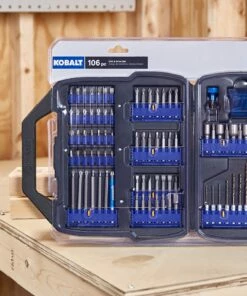 Kobalt Screwdriver Bits Set Shank Screwdriver Bit Set (106-Piece) 12 Kobalt Screwdriver Bits Set Shank Screwdriver Bit Set (106-Piece) -Kobalts Shop 44018140