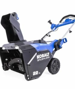 Kobalt Cordless Electric Snow Blowers 80-Volt Max 22-in Single-stage Cordless Electric Snow Blower 4-Hours Ah (Battery Included) -Kobalts Shop 44498549