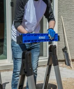 Kobalt Saw Horses 30.63-in W x 33.5-in H Adjustable Pp and Steel Construction Saw Horse (1000-lb Capacity) 37 Kobalt Saw Horses 30.63-in W x 33.5-in H Adjustable Pp and Steel Construction Saw Horse (1000-lb Capacity) -Kobalts Shop 44628176 scaled