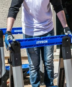 Kobalt Saw Horses 30.63-in W x 33.5-in H Adjustable Pp and Steel Construction Saw Horse (1000-lb Capacity) 39 Kobalt Saw Horses 30.63-in W x 33.5-in H Adjustable Pp and Steel Construction Saw Horse (1000-lb Capacity) -Kobalts Shop 44628177 scaled