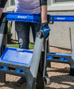 Kobalt Saw Horses 30.63-in W x 33.5-in H Adjustable Pp and Steel Construction Saw Horse (1000-lb Capacity) 26 Kobalt Saw Horses 30.63-in W x 33.5-in H Adjustable Pp and Steel Construction Saw Horse (1000-lb Capacity) -Kobalts Shop 44628184 scaled