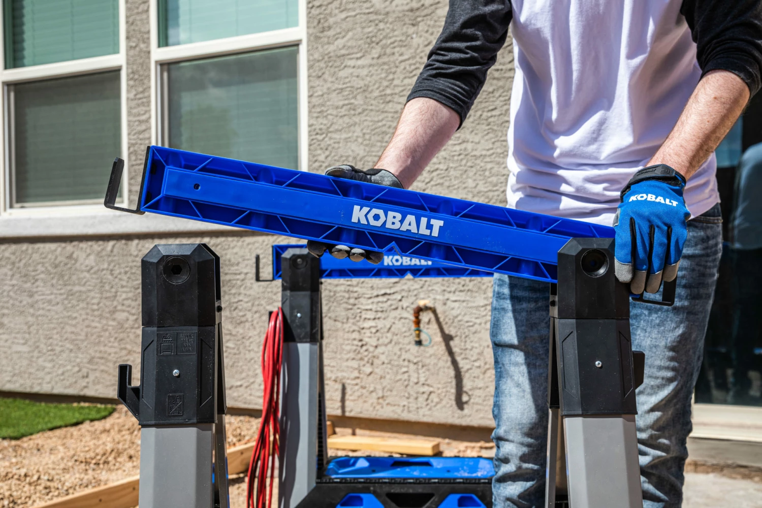 Kobalt Saw Horses 30.63-in W x 33.5-in H Adjustable Pp and Steel Construction Saw Horse (1000-lb Capacity) 19 Kobalt Saw Horses 30.63-in W x 33.5-in H Adjustable Pp and Steel Construction Saw Horse (1000-lb Capacity) - Image 19