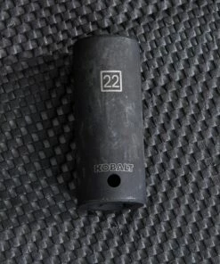 Kobalt Impact Sockets & Impact Socket Sets Metric 1/2-in Drive 22mm 6-Point Impact Socket -Kobalts Shop 44893548