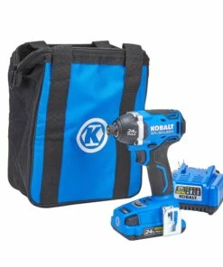 Kobalt Impact Drivers 24-volt Max Variable Speed Brushless Cordless Impact Driver (1-Battery Included) -Kobalts Shop 45231352
