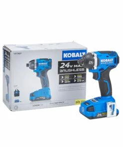Kobalt Impact Drivers 24-volt Max Variable Speed Brushless Cordless Impact Driver (1-Battery Included) -Kobalts Shop 45231353