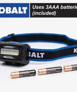 Kobalt Headlamps 450-Lumen LED Headlamp (Battery Included) 9 Kobalt Headlamps 450-Lumen LED Headlamp (Battery Included) -Kobalts Shop 45362199 scaled