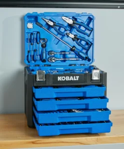 Kobalt Household Tool Sets 100-Piece Household Tool Set with Hard Case -Kobalts Shop 45373524