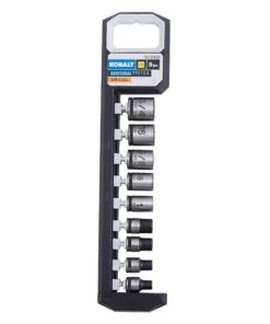 Kobalt Sockets & Socket Sets Universal 9-Piece Standard (SAE) 3/8-in Drive Spline Set Shallow Socket Set -Kobalts Shop 45400348