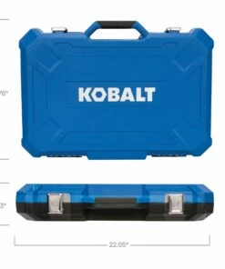 Kobalt Mechanics Tool Sets 309-Piece Standard (SAE) and Metric Combination Polished Chrome Mechanics Tool Set (1/4-in; 3/8-in) -Kobalts Shop 45400896 scaled