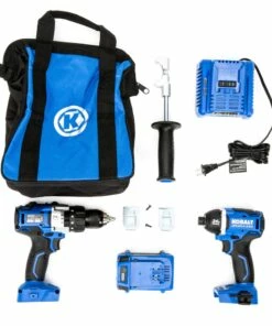 Kobalt Power Tool Combo Kits 2-Tool 24-Volt Max Brushless Power Tool Combo Kit with Soft Case (1-Battery Included and Charger Included) 15 Kobalt Power Tool Combo Kits 2-Tool 24-Volt Max Brushless Power Tool Combo Kit with Soft Case (1-Battery Included and Charger Included) -Kobalts Shop 45403698