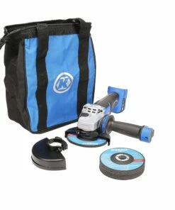 Kobalt Angle Grinders 5-in 24-Volt Max Paddle Switch Brushless Cordless Angle Grinder (1-Battery and charger Included) -Kobalts Shop 45404124