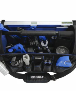 Kobalt Tool Bags Plumbing Tool Bag with Caddy Black, Blue Polyester 12.99-in 13 Kobalt Tool Bags Plumbing Tool Bag with Caddy Black, Blue Polyester 12.99-in -Kobalts Shop 45459480 scaled