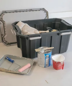 Kobalt Plastic Storage Totes X-large 24-Gallon (96-Quart) Grey Heavy Duty Tote with Latching Lid 28 Kobalt Plastic Storage Totes X-large 24-Gallon (96-Quart) Grey Heavy Duty Tote with Latching Lid -Kobalts Shop 46358952 scaled