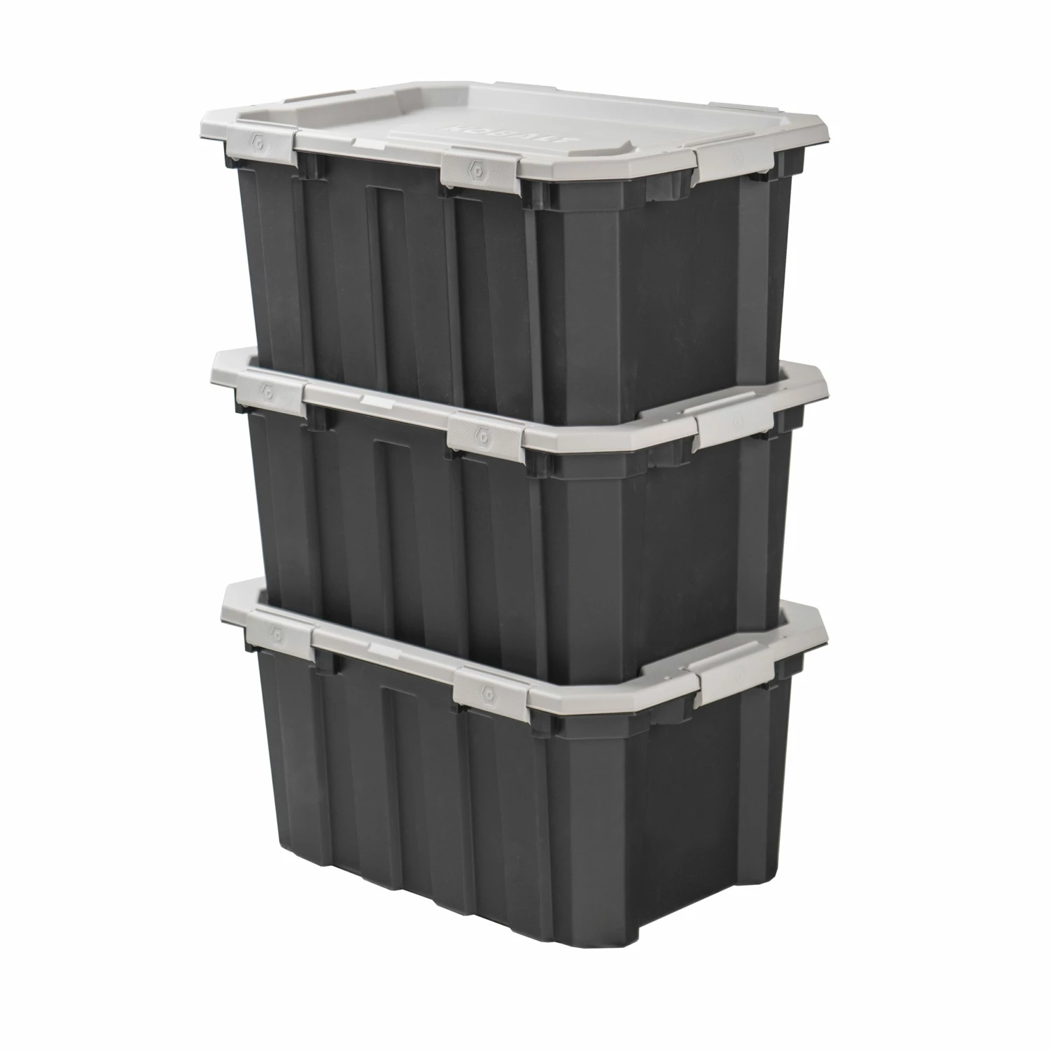 Kobalt Plastic Storage Totes X-large 24-Gallon (96-Quart) Grey Heavy Duty Tote with Latching Lid 8 Kobalt Plastic Storage Totes X-large 24-Gallon (96-Quart) Grey Heavy Duty Tote with Latching Lid - Image 8