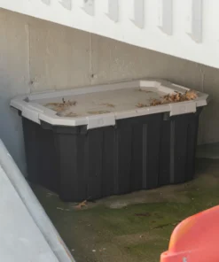 Kobalt Plastic Storage Totes X-large 24-Gallon (96-Quart) Grey Heavy Duty Tote with Latching Lid 30 Kobalt Plastic Storage Totes X-large 24-Gallon (96-Quart) Grey Heavy Duty Tote with Latching Lid -Kobalts Shop 46358976 scaled