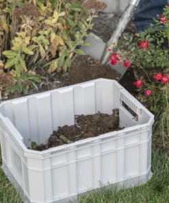 Kobalt Plastic Storage Totes Medium 8.5-Gallon (34-Quart) Grey Heavy Duty Tote with Lidless Lid -Kobalts Shop 46359361 scaled
