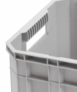 Kobalt Plastic Storage Totes Medium 8.5-Gallon (34-Quart) Grey Heavy Duty Tote with Lidless Lid -Kobalts Shop 46359376 scaled