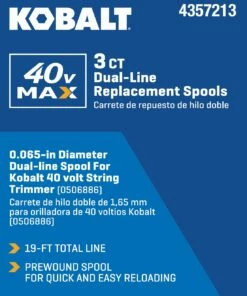 Kobalt String Trimmer Line 19-ft Spool 0.065-in 40V Spooled Trimmer Line 7 Kobalt String Trimmer Line 19-ft Spool 0.065-in 40V Spooled Trimmer Line -Kobalts Shop 46556763