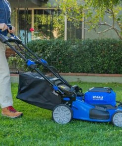 Kobalt Cordless Electric Push Lawn Mowers Gen4 40-volt Brushless 20-in Self-propelled Cordless Electric Lawn Mower Ah (Tool Only) -Kobalts Shop 46805196
