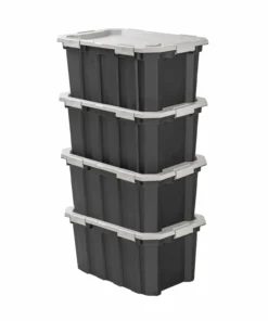 Kobalt Plastic Storage Totes X-large 24-Gallon (96-Quart) Grey Heavy Duty Tote with Latching Lid 31 Kobalt Plastic Storage Totes X-large 24-Gallon (96-Quart) Grey Heavy Duty Tote with Latching Lid -Kobalts Shop 47585999 scaled