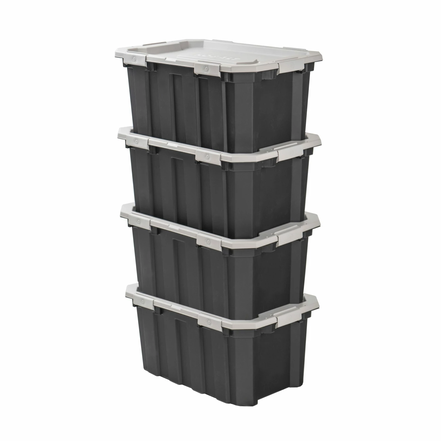 Kobalt Plastic Storage Totes X-large 24-Gallon (96-Quart) Grey Heavy Duty Tote with Latching Lid 16 Kobalt Plastic Storage Totes X-large 24-Gallon (96-Quart) Grey Heavy Duty Tote with Latching Lid - Image 16