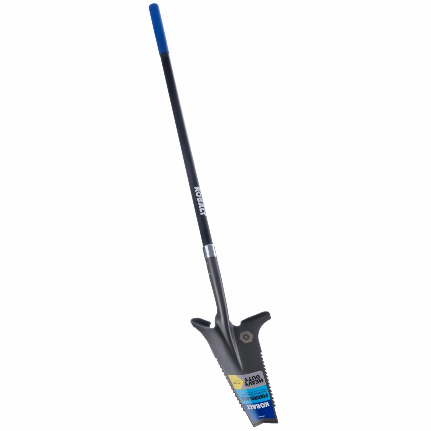 Kobalt Shovels & Spades Kobalt Root Slayer 57.5-in Fiberglass Handle Digging Shovel 2 Kobalt Shovels & Spades Kobalt Root Slayer 57.5-in Fiberglass Handle Digging Shovel - Image 2